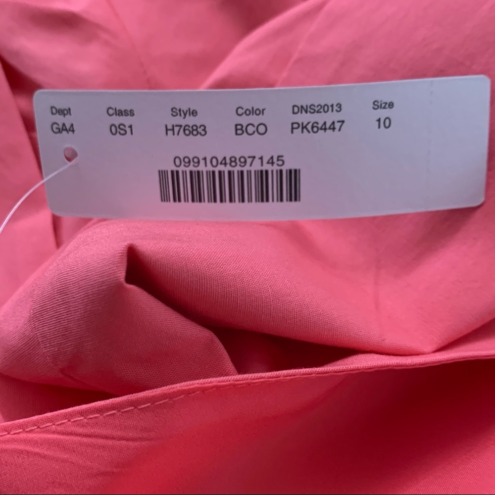 J. Crew Dark Matter Jumpsuit Bright Coral 452-40 - Picture 8 of 8